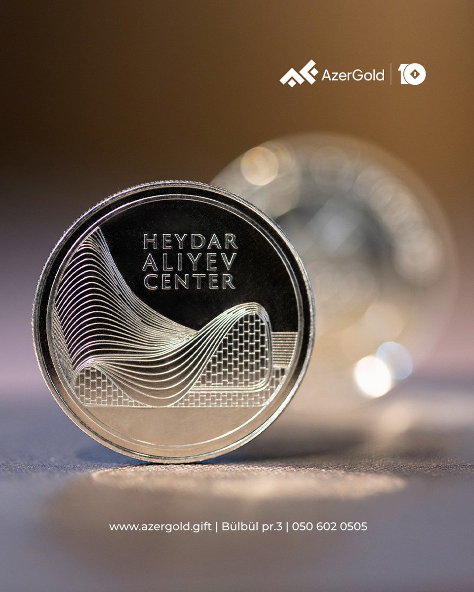 Azergoldgift's tweet photo. Müasir Bakının möhtəşəm memarlıq simvolu gümüş sikkədə.

🌐 https://t.co/sf2hFbITn8
📍 Bülbül prospekti, 3
📞+994 50 602 05 05

#AzerGold #gümüş #Gümüşsikkə #Hədiyyə #HeydərƏliyevMərkəzi #5qram #MadeInAzerbaijan https://t.co/Vku22HaEsB