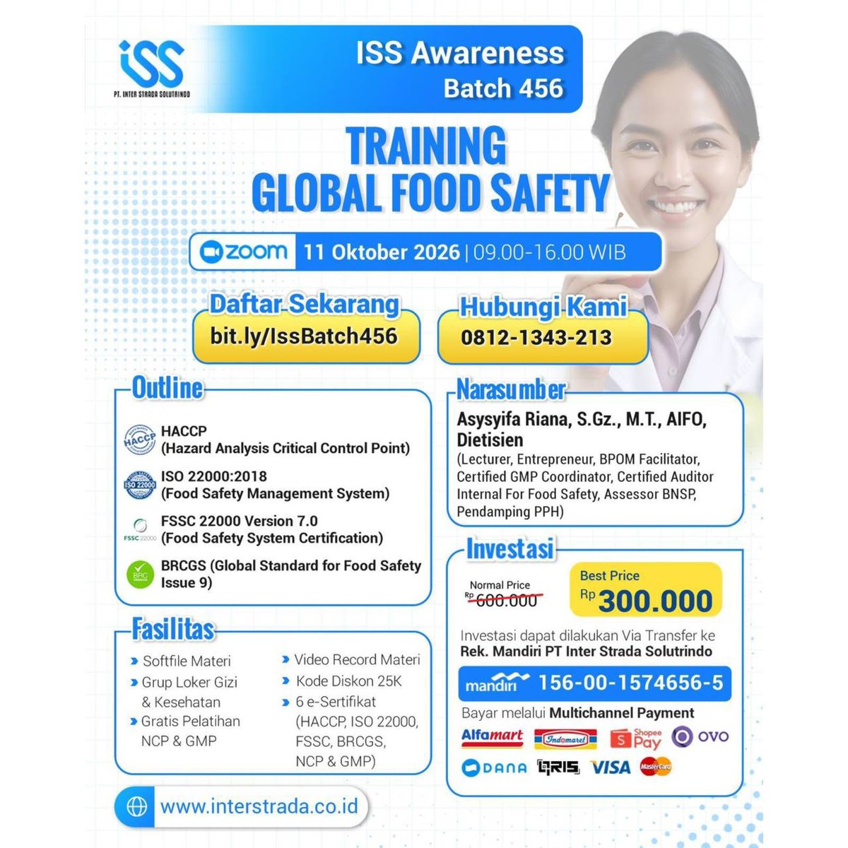 infokampuskuid's tweet photo. More Info:
08121343213

PT Inter Strada Solutrindo
Best Training and Consulting

Website : https://t.co/1HK00A8c25
Instagram : @interstrada.id
Linkedln : PT Inter Strada Solutrindo https://t.co/MLjpc6TZ3n