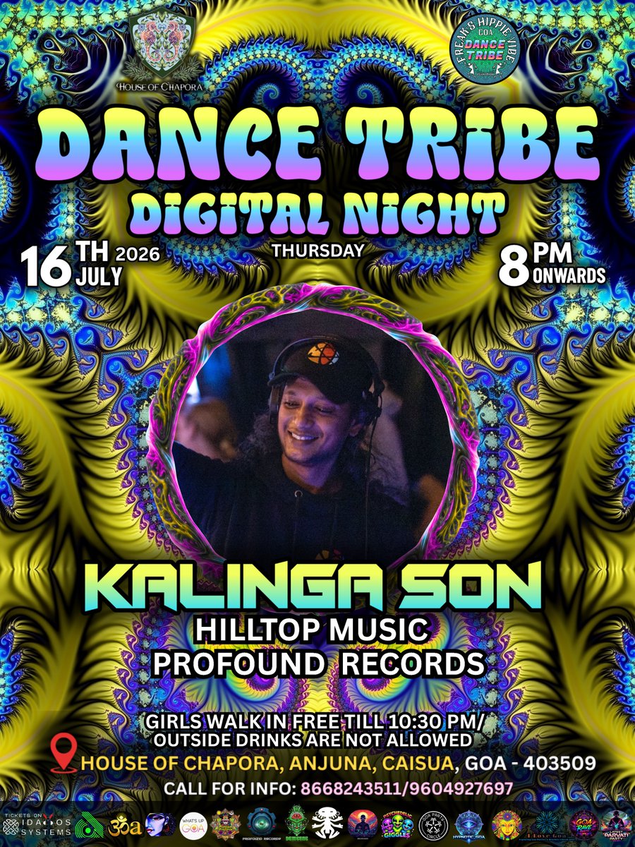 MIXXITA's tweet photo. Photo shared by Saumya Mohanty (KALINGA SON) on July 15, 2026, tagging @goadancetribe_freakshippievibe. May be an image of dancing, a poster, and text. https://t.co/WsvMou6whT