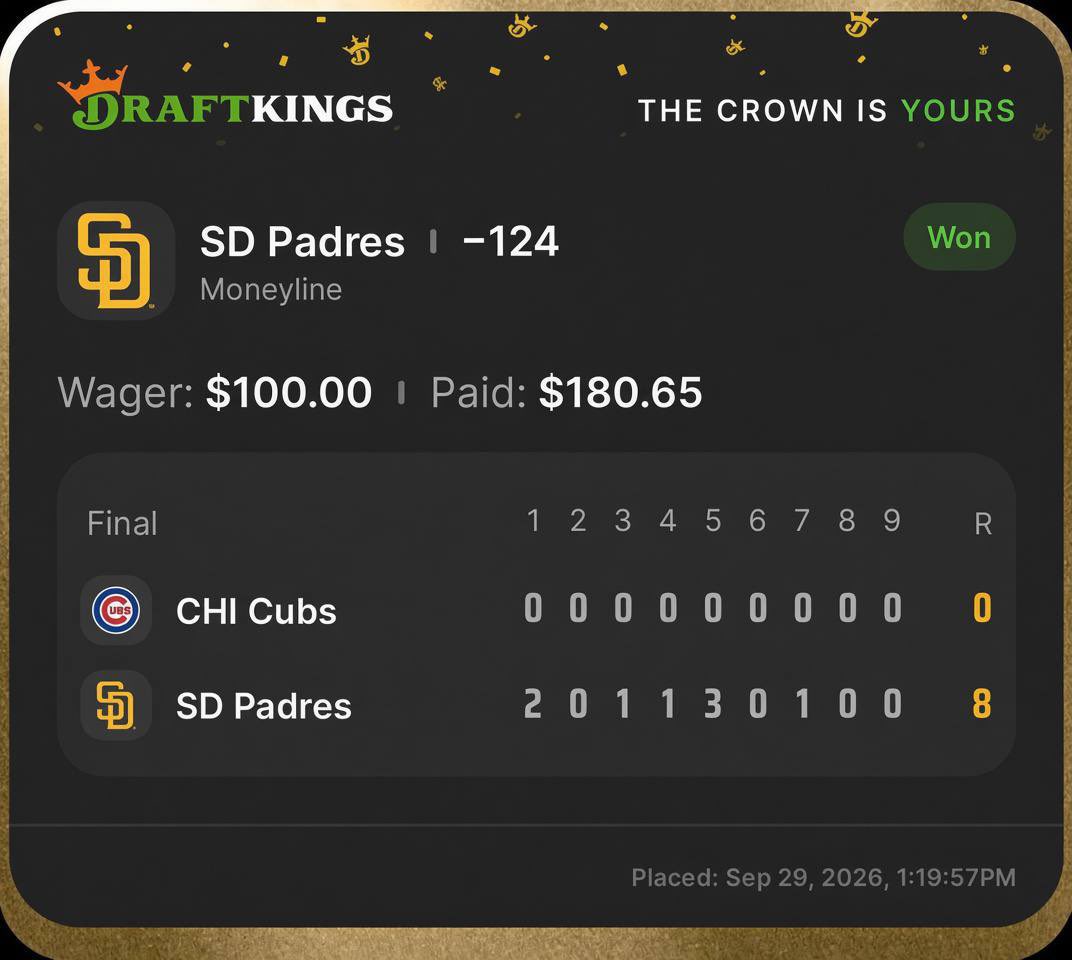 parlaybaby002's tweet photo. Another Bankroll Builder bangs 😌💰

Get in on the next one through my Whop. Check comments 👇🏾

DONT MISS THE NEXT PLAY.
JOIN THE DISCORD TO UNLOCK 🔓 ALL FREE PICKS 👇👇

https://t.co/dyaIJJJeSo

Lfg 🔥 @Playbook

#NBA 🏀 | #WNBA | #CBB 🏀 | #Fanduelparlays 🔐 | #PROPS | #POTD 📋 | #Picks | #MLB ⚾ | #Gambling𝕏 | #Parlay