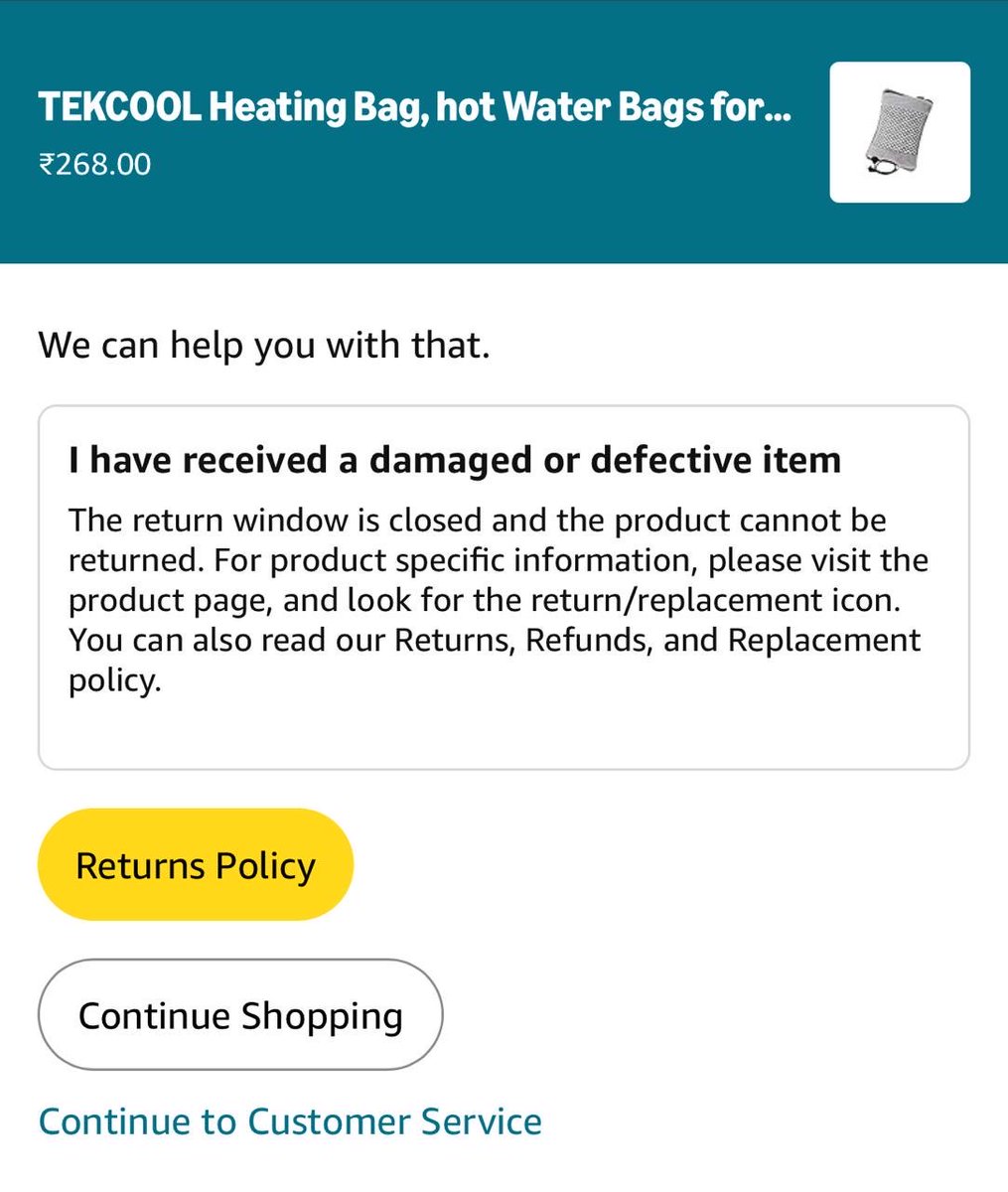 Summitpatel's tweet photo. @AmazonHelp Its showing this status, I am continuously following up for person no coming to pick up and now this status shows that Window is closed that's unfair https://t.co/N98Lnlx6lZ