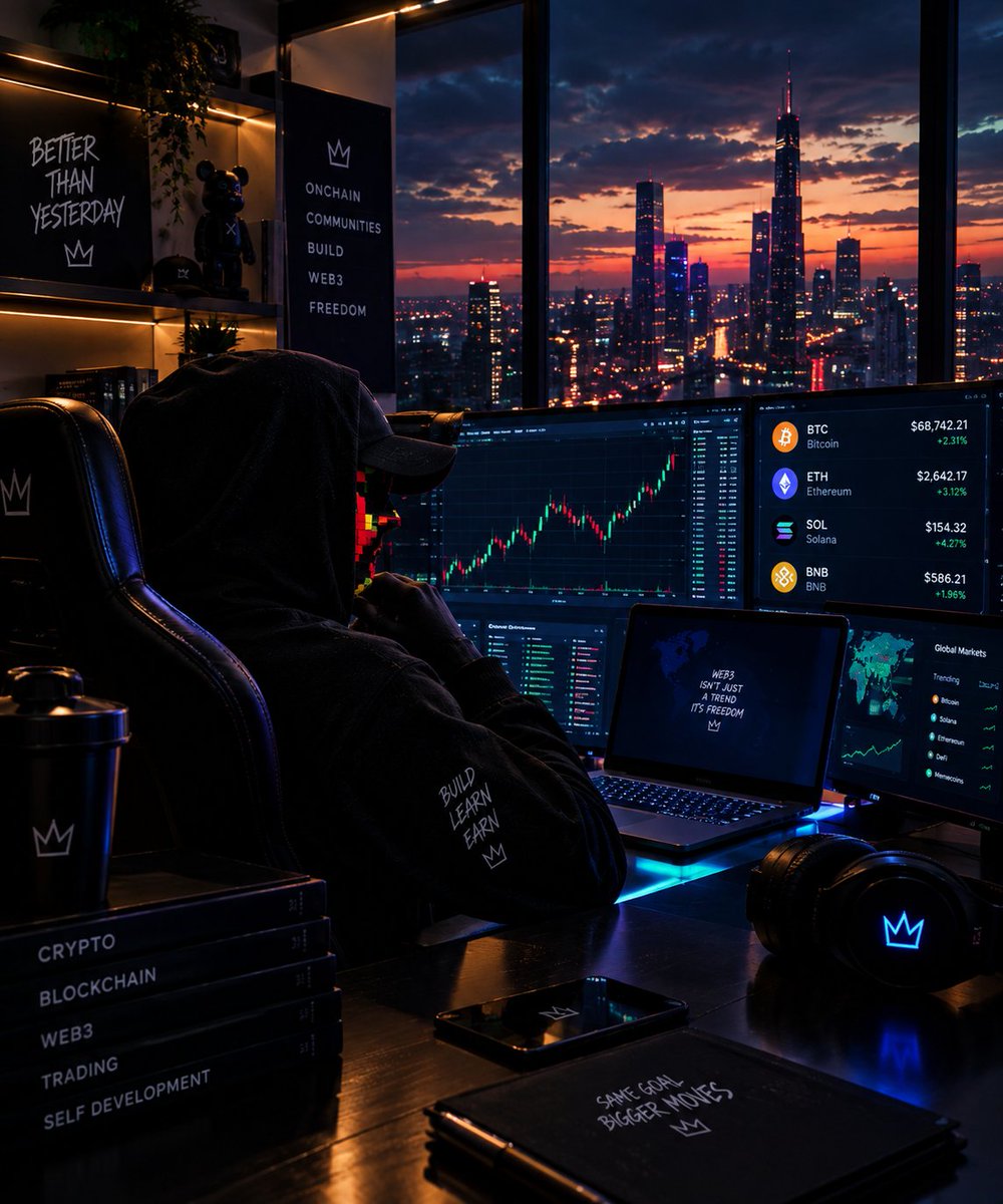 MUSANTOFX1's tweet photo. GM Web3 🌐☀️

Another day, same goal.
Build, learn, grow, repeat.

Discipline today = freedom tomorrow. 🚀

Small steps still move you forward.
Keep going. 💪🏽

Let’s get it. 👑

#Web3 #Crypto #GM #KeepBuilding https://t.co/7xqEMconzN