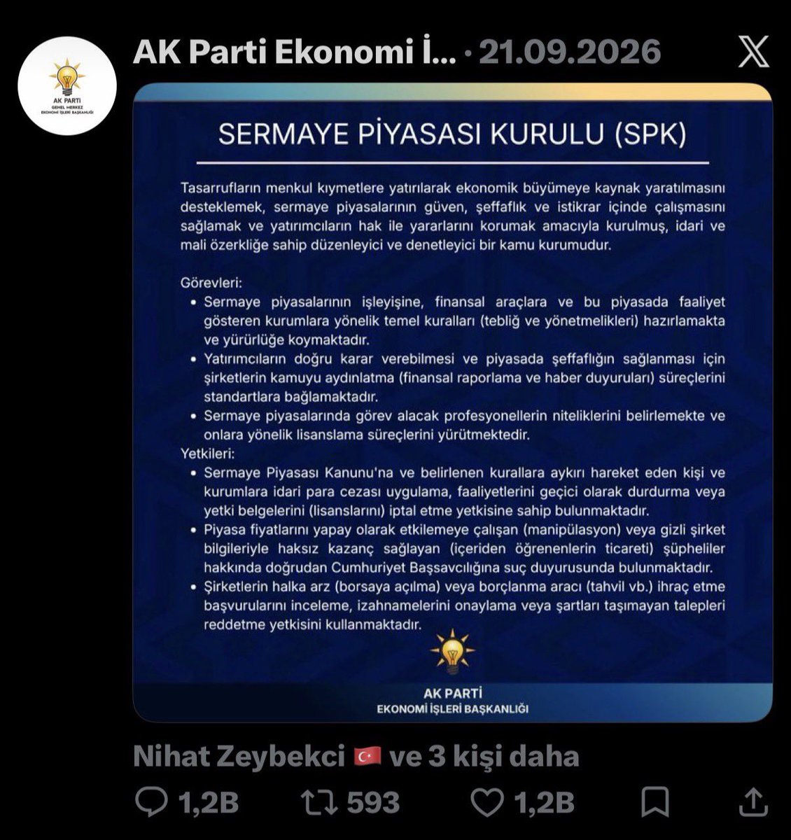 Phantomids4's tweet photo. @ismailsaymaz Zeybekçi içerde kalınca apar topar Ak Parti’den bu paylaşımı mı yaptırmış. Olaya bak her detayı daha da efsane hale geliyor 😅 https://t.co/JfT4CGp3pf