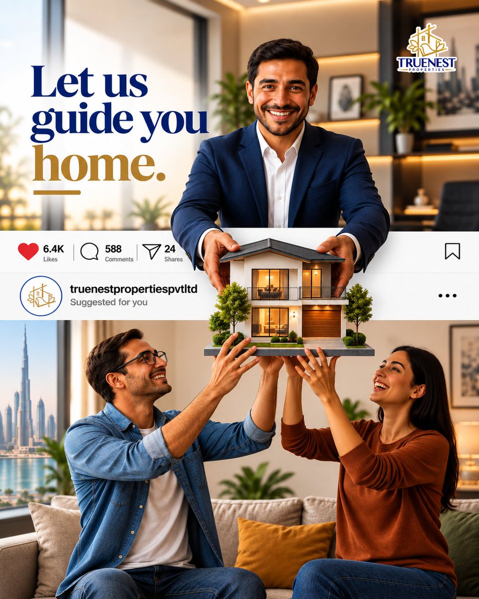 TrueNestPvtLtd's tweet photo. Let Us Guide You Home 🏡

Find thoughtfully curated Residential &amp; Commercial Properties across India with TrueNest Properties. Get expert guidance and clarity at every step of your real estate journey. 🤝🔑

#TrueNestProperties #RealEstateIndia #PropertyInvestment https://t.co/Rul0atxOHy