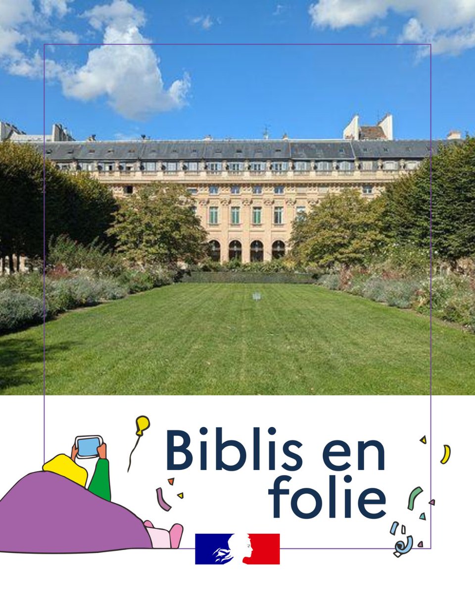 MinistereCC's tweet photo. 📚️ À l'occasion de Biblis en folie, le ministère de la Culture organise une grande lecture ouverte au public ce vendredi 2 octobre 2026 de 14h à 18h !

📍Jardins du Palais-Royal, Paris 75001
🎟️Entrée libre, gratuite et sans réservation !

Infos > https://t.co/heEXIgQiEi

@laBnF https://t.co/2v3HB5owI0