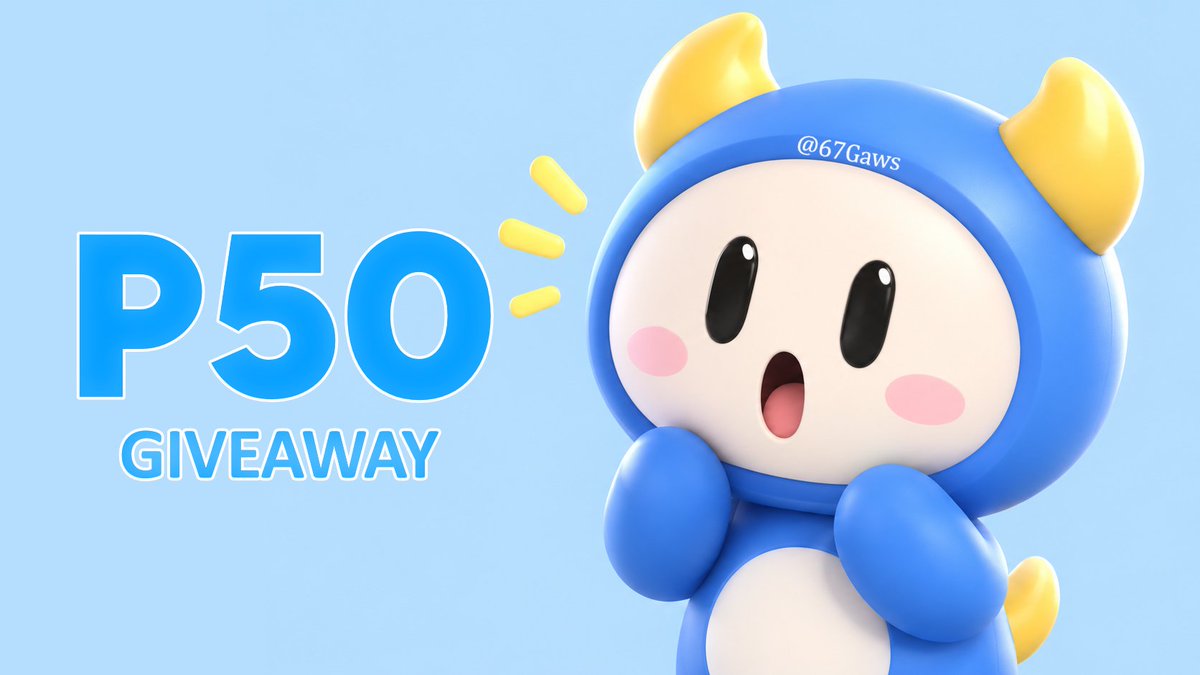 67Gaws's tweet photo. 6 hours | P50 Gcash Giveaway!

to enter:
- like &amp; retweet
- comment on @rymluck pinned post https://t.co/U1oVoh8TqA