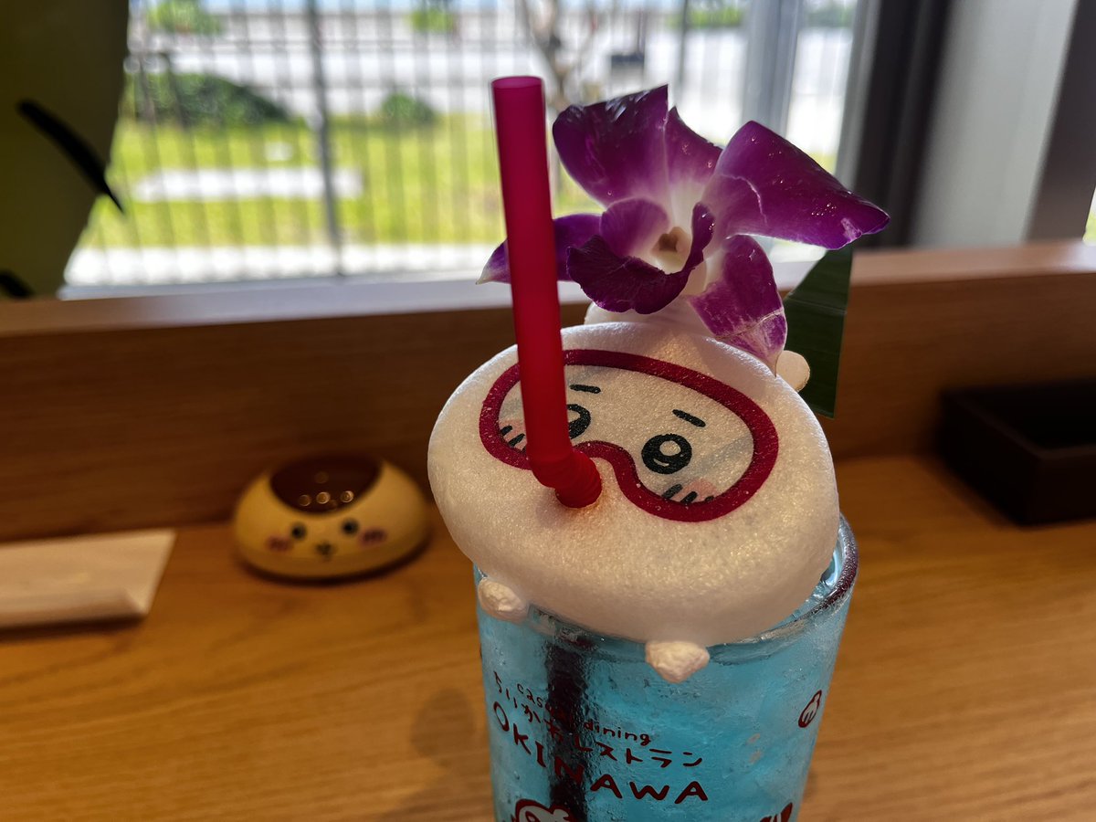 chakochakota's tweet photo. 沖縄ちいかわレストラン、ほんとに可愛かったな〜...最高の空間でした🫶 https://t.co/ryTJBTEZ3h