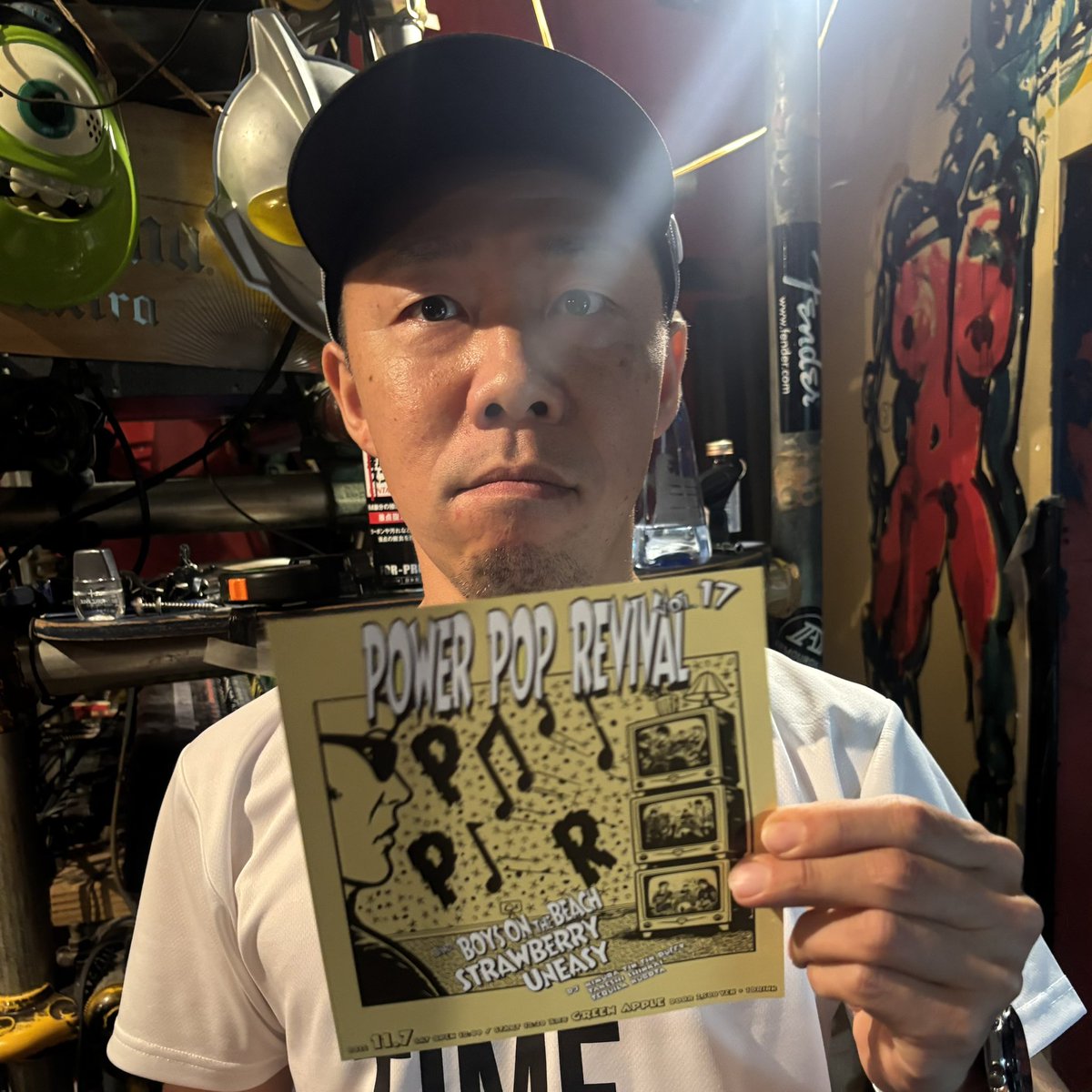 tequila_kubota's tweet photo. フライヤー渡したよ。
『Power Pop Revival vol.17』
11.7(Sat)Open 18:00 Start 18:30
at Green Apple (高円寺)
door 2500yen+1drink
チケットの取り置きは、各バンド・DJまでDMにてご連絡をお願いします。
#ppr
#botb
#Strawberry
#UNEASY
#GreenApple https://t.co/qNU8n5jRbG