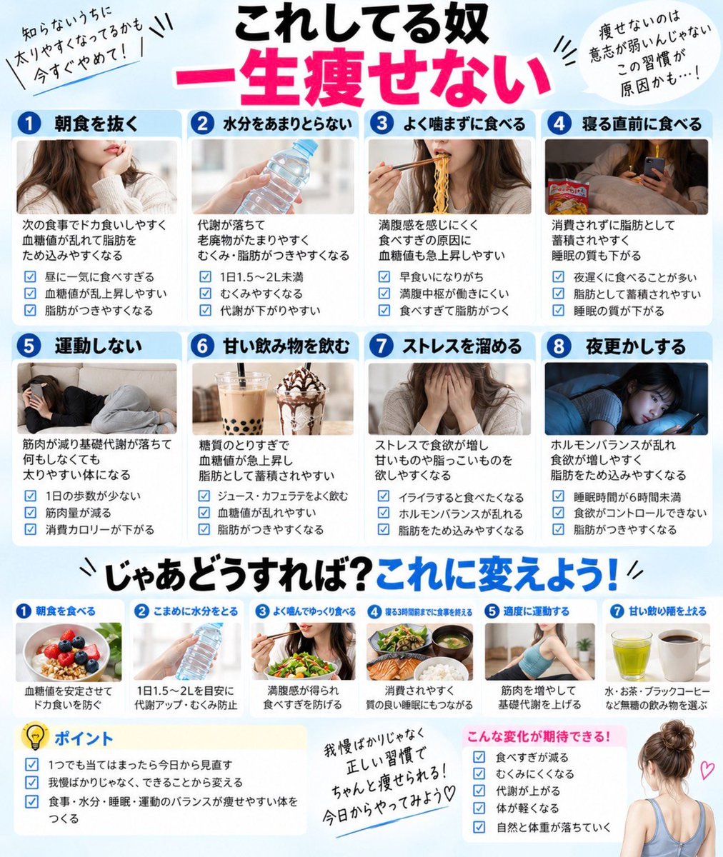2525dsy's tweet photo. 痩せない原因⬇️ https://t.co/MbZkmQ4yTs