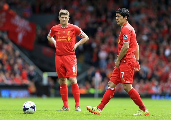 DailyFootyTakes's tweet photo. 🚨 STEVEN GERRARD PREMIER LEAGUE WINNER? 🏆🔴

If Manchester City are stripped of their Premier League titles following the financial breach findings, Liverpool are set to be awarded the 2013/14 title!

That means Steven Gerrard, Luis Suárez, Philippe Coutinho, and 18 other Reds stars would officially receive Premier League winners’ medals!

Would it feel deserved after all these years?