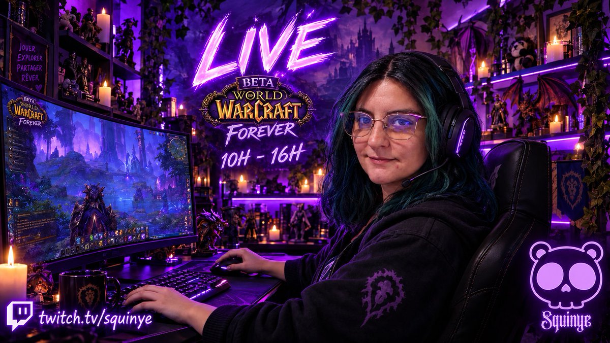 squinye's tweet photo. ✨ WoW Forever BÊTA | Retour sur le Paladin, direction level 20 🙏 https://t.co/URjeNuACTD