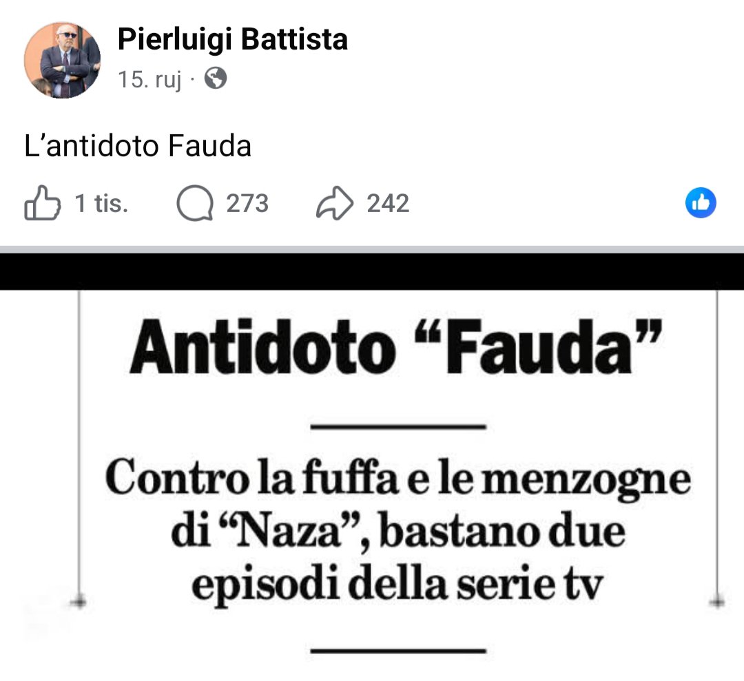 morlaccho's tweet photo. "Per combattere la verità, guardate questa propaganda fittizia" https://t.co/MFz47RkgNe