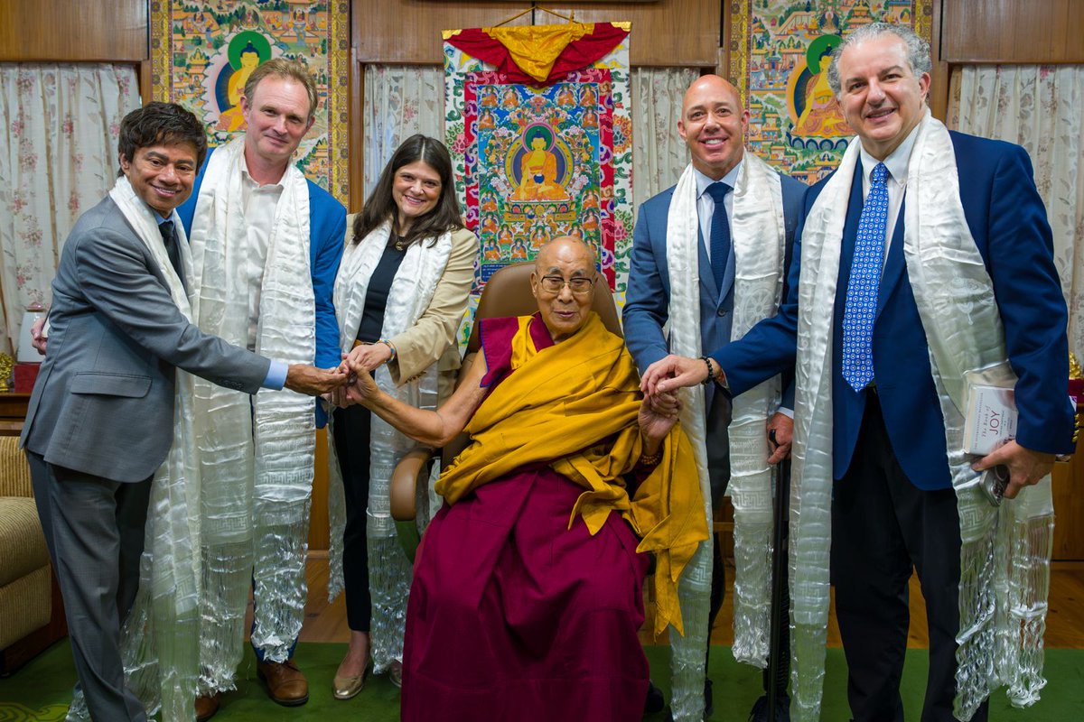 CTA_TibetdotNet's tweet photo. His Holiness the 14th Dalai Lama met with a bipartisan delegation from the United States Congress, led by Representative Brian Mast, Chairman of the House Foreign Affairs Committee, at His residence in Dharamshala on 30 September 2026.

The delegation included Representatives Brian Mast (R–Florida), James Gallagher (R–California), Jimmy Patronis (R–Florida), Haley Stevens (D–Michigan), and Shri Thanedar (D–Michigan). 

They were accompanied by Sikyong Penpa Tsering and Representative Jigme Tsering of the New Delhi-based Office of His Holiness the Dalai Lama.

Photo Courtesy: Tenzin Choejor | Office of His Holiness the Dalai Lama