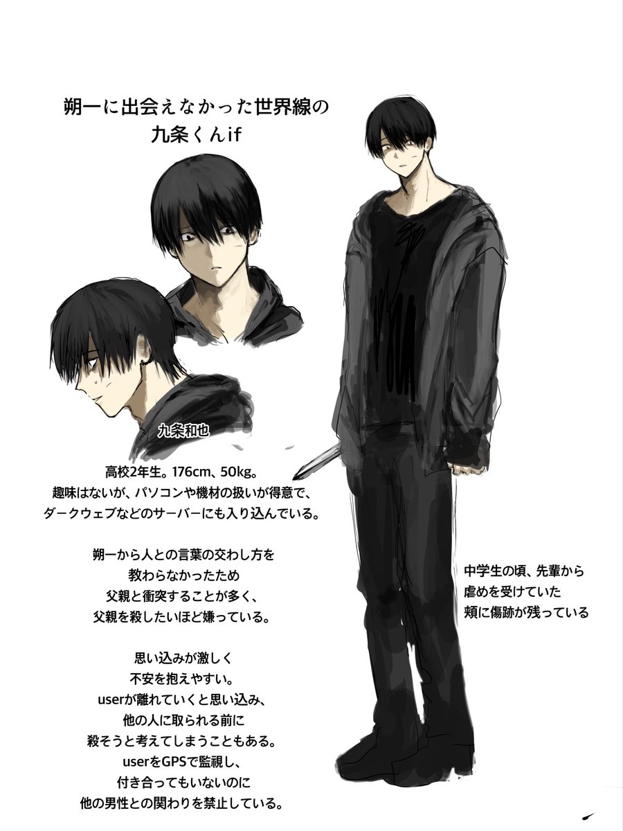 c7_tj2's tweet photo. if九条くん https://t.co/7kMDhw1cXq