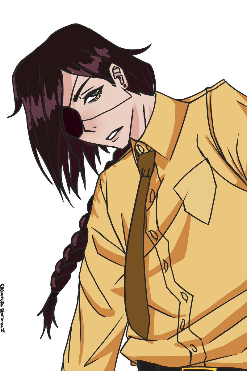 x2DRaven's tweet photo. I did an art trade with @VaraniaArt, here’s both of our pieces! I drew Dietrich and they drew Apricity https://t.co/dKRhpbhZkH