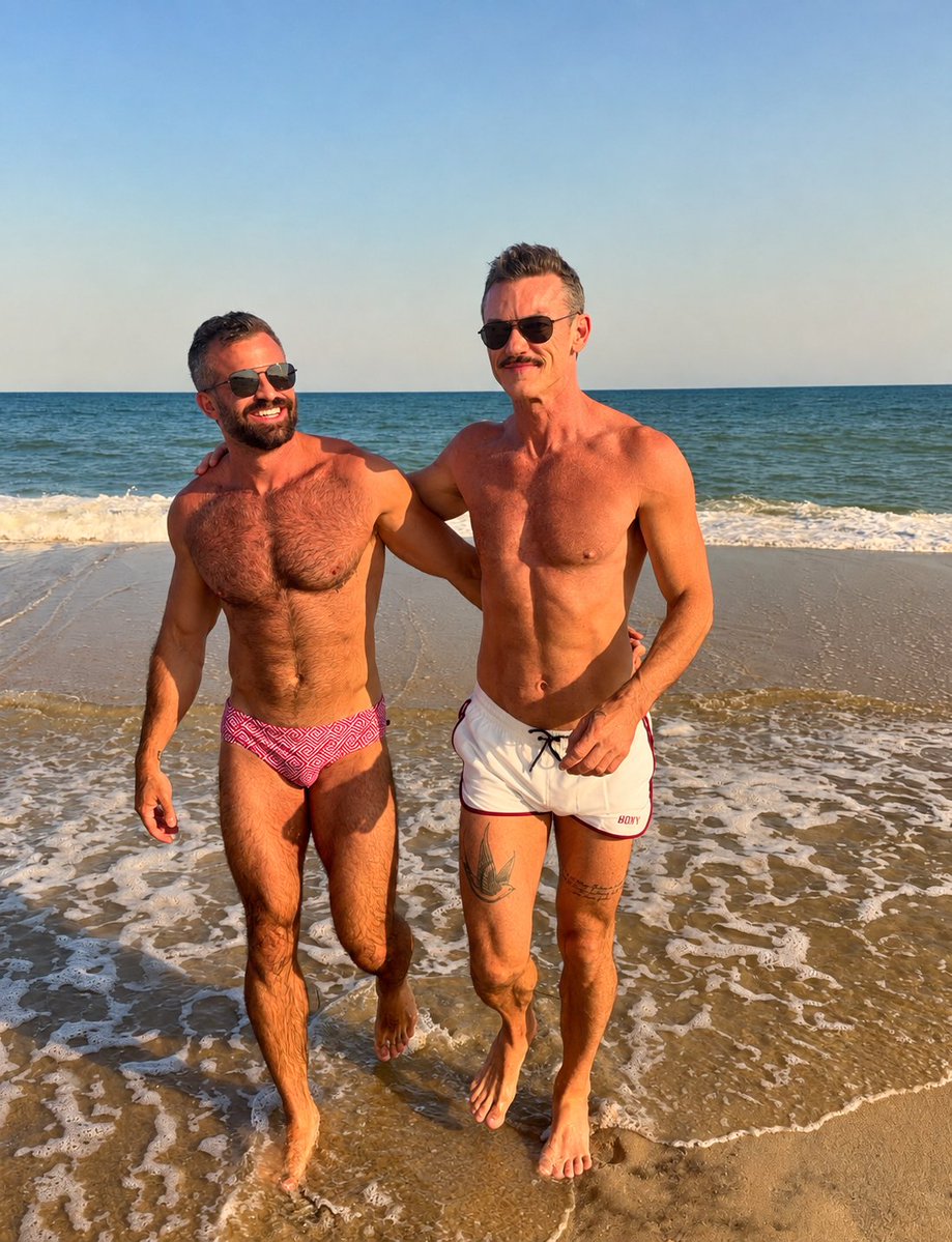 Nwigwe_praise's tweet photo. Luke Evans Shows Off His Amazing physique  at the Beach With his best Friend in Miami https://t.co/bmJDSKIfAv
