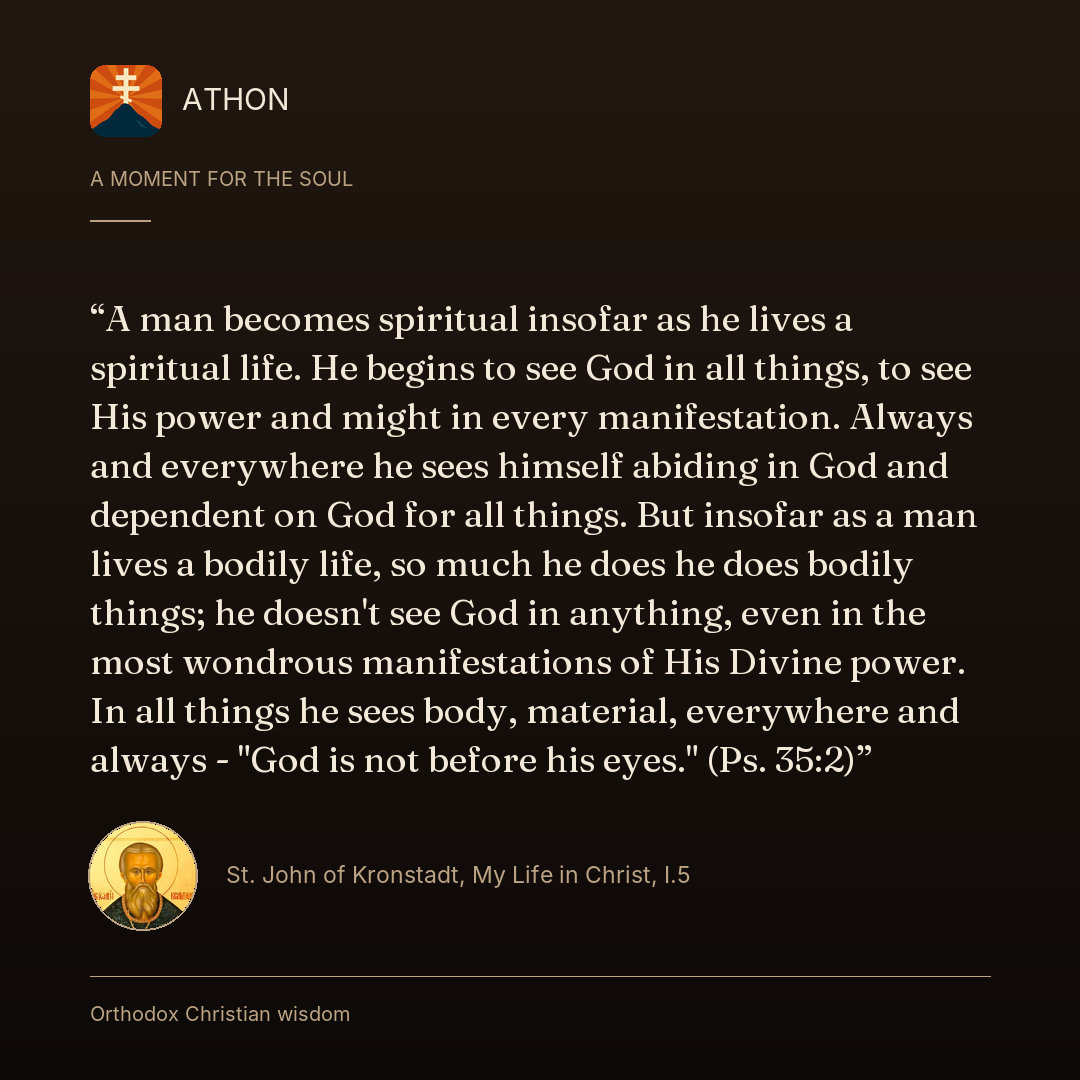 athonapps's tweet photo. A moment for the soul. — St. John of Kronstadt
#Orthodox #OrthodoxChristian #Athon https://t.co/CqHLCuwKaV