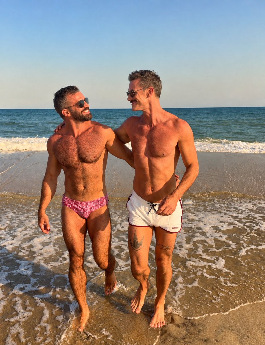 Nwigwe_praise's tweet photo. Luke Evans Shows Off His Amazing physique  at the Beach With his best Friend in Miami https://t.co/bmJDSKIfAv