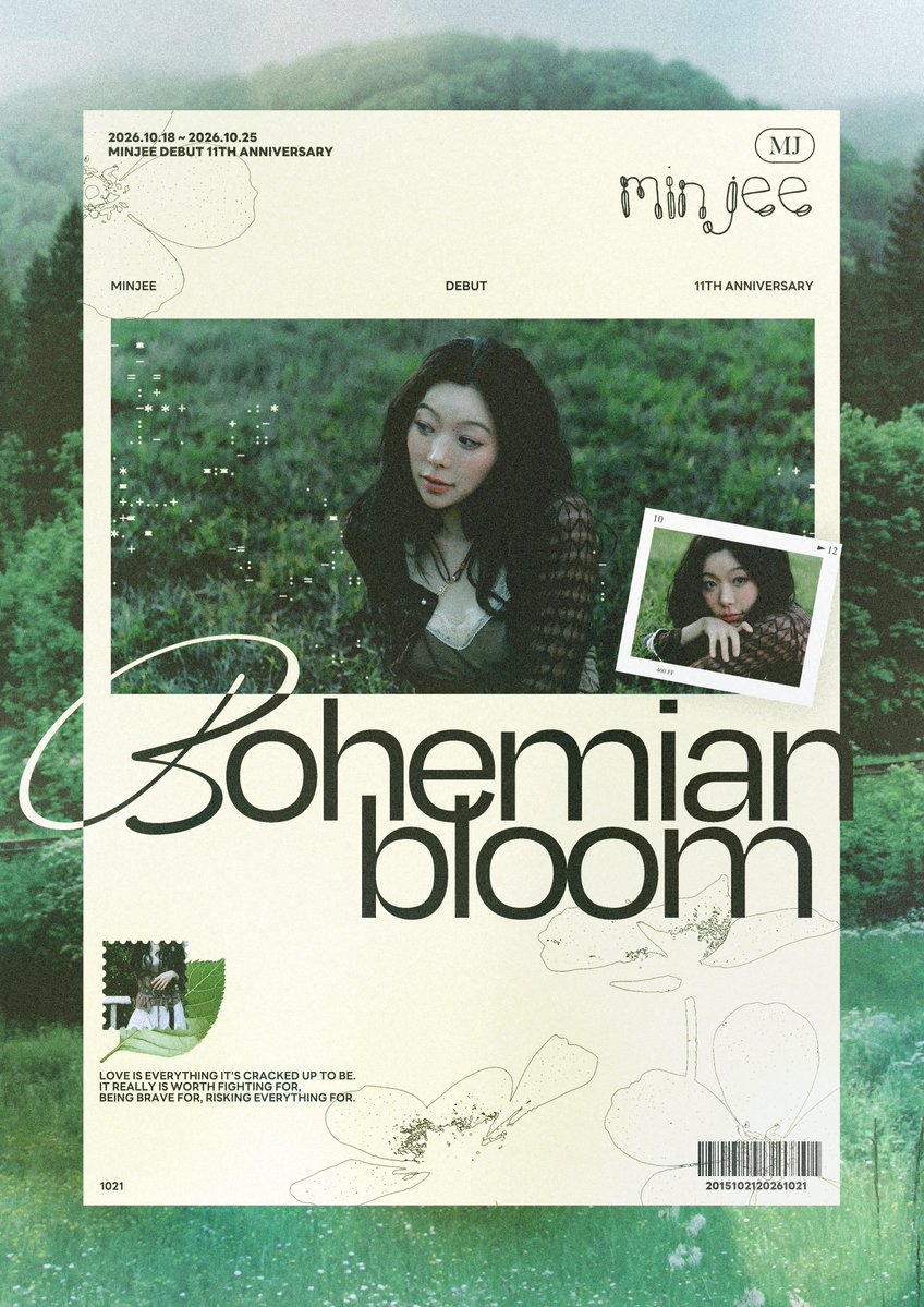 MINJEEBloom's tweet photo. 𝟮𝟬𝟮𝟲 𝗠𝗜𝗡𝗝𝗘𝗘 𝗗𝗲𝗯𝘂𝘁 𝗖𝗮𝗳𝗲 𝗘𝘃𝗲𝗻𝘁

전민지 배우님의 데뷔 11주년을 기념하여 카페 이벤트를 진행합니다 🫧

𝐵𝑂𝐻𝐸𝑀𝐼𝐴𝑁 𝐵𝐿𝑂𝑂𝑀 .ᐟ

🍃 타래퀸 대학로점
🍃 𝟮𝟲.𝟭𝟬.𝟭𝟴-𝟮𝟲.𝟭𝟬.𝟮𝟱

#MINJEE_Bloom_Day
#MINJEE_DEBUT_11TH_ANNIVERSARY https://t.co/3oNqaCzgah