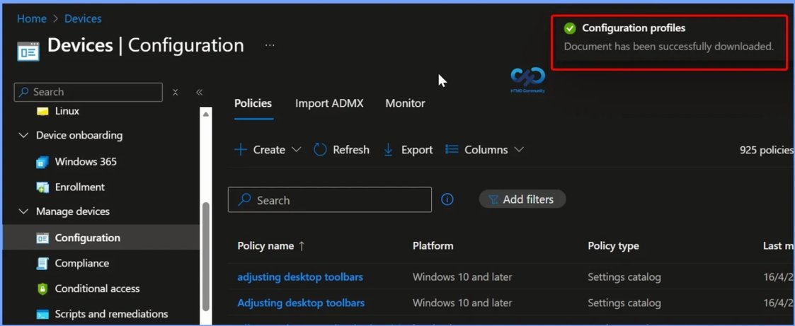 htmdcommunity's tweet photo. Complete Guide to Export Intune Device Configuration Profiles -
https://t.co/f0EcMzPoeA
#MSIntune #Intune #DeviceConfigurationProfiles #IntuneExport #HTMDCommunity https://t.co/AFriDPnRZG