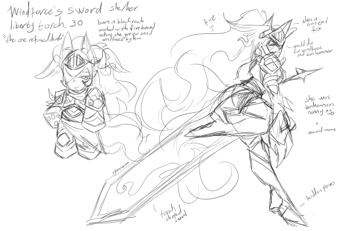 hyperionsjester's tweet photo. Oc wip sheet!!
İ love her 😭 can't wait to finish her and make extra doodles with windforce and firebrand messing with her
#phighting #phightingoc https://t.co/SMZ4zw1nvx