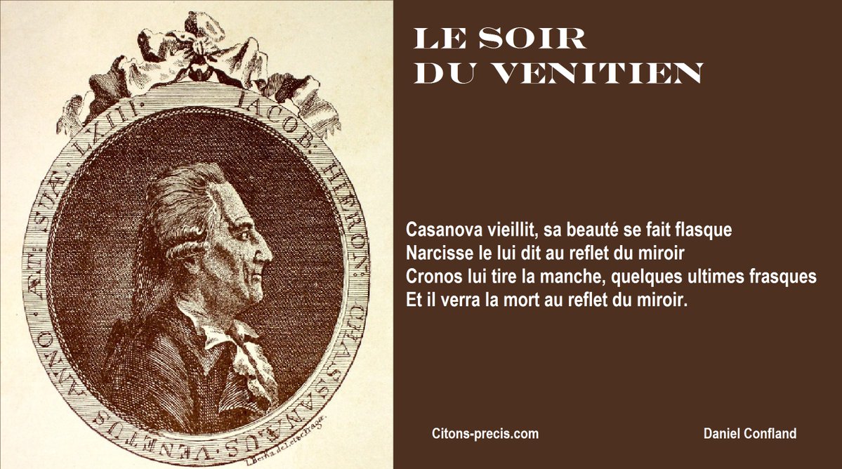 ConflandD's tweet photo. Ma pensée poétique du jour : Le soir du Vénitien https://t.co/9Lh9E3YISH