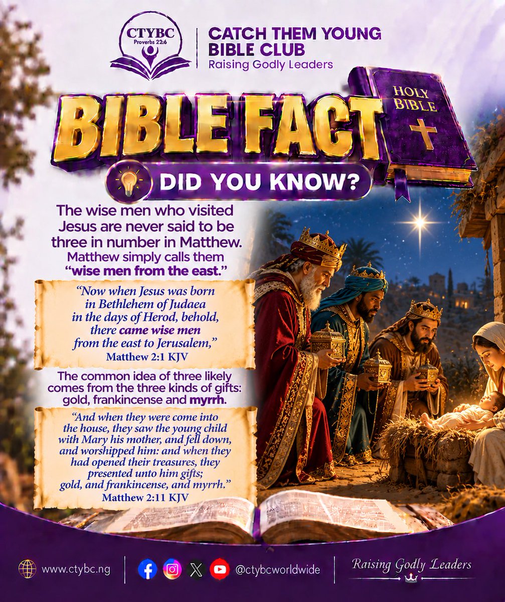 princeleun's tweet photo. 📖 Did You Know?
#BibleFacts https://t.co/yF85Gufk4U
