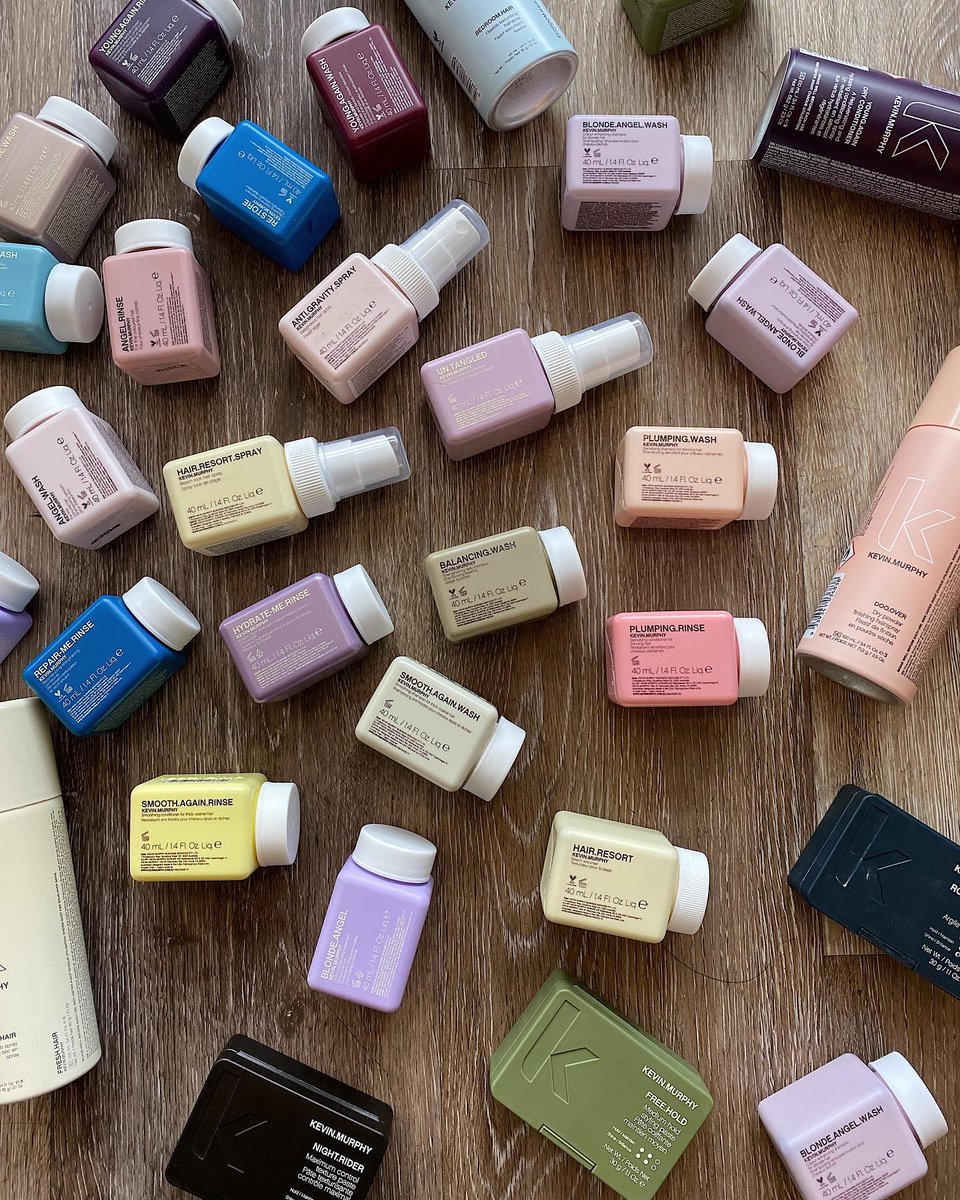 _gutooh's tweet photo. Happy Thursday, loves! Not sure which shampoo and conditioner to fall in love with? Stop by today and try our travel-size Kevin Murphy products to find your perfect match. https://t.co/nOGciDNnqf