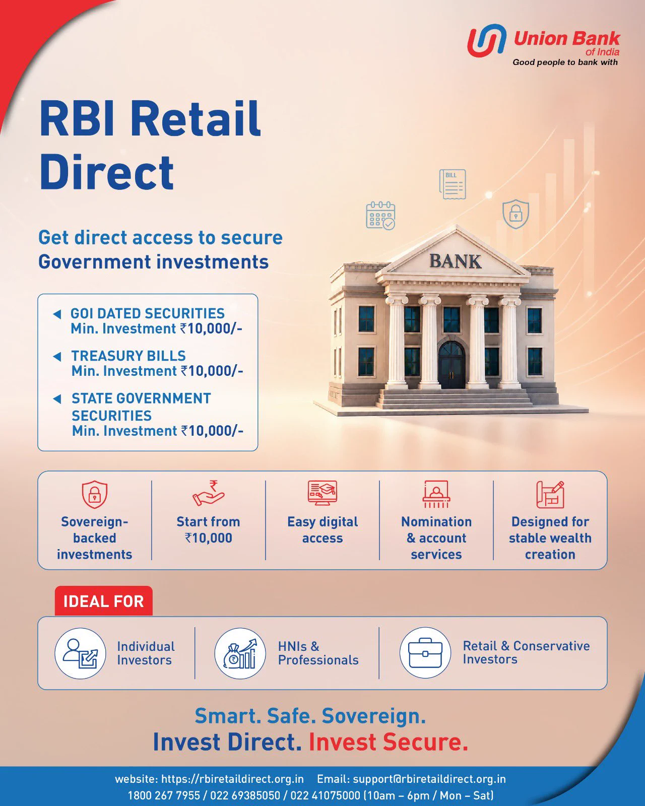 Union Bank of India on X: "Get direct access to Central and State ...