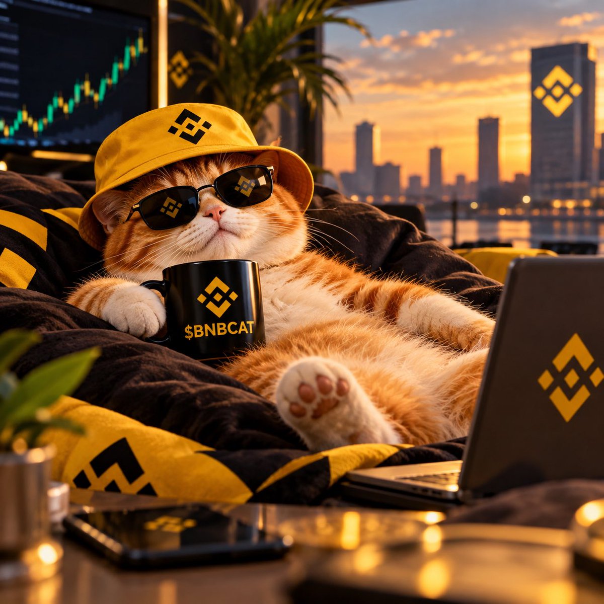 CTOBNBCAT_x's tweet photo. @binance @BinanceArabic Gm @binance https://t.co/xze9cv6z4l