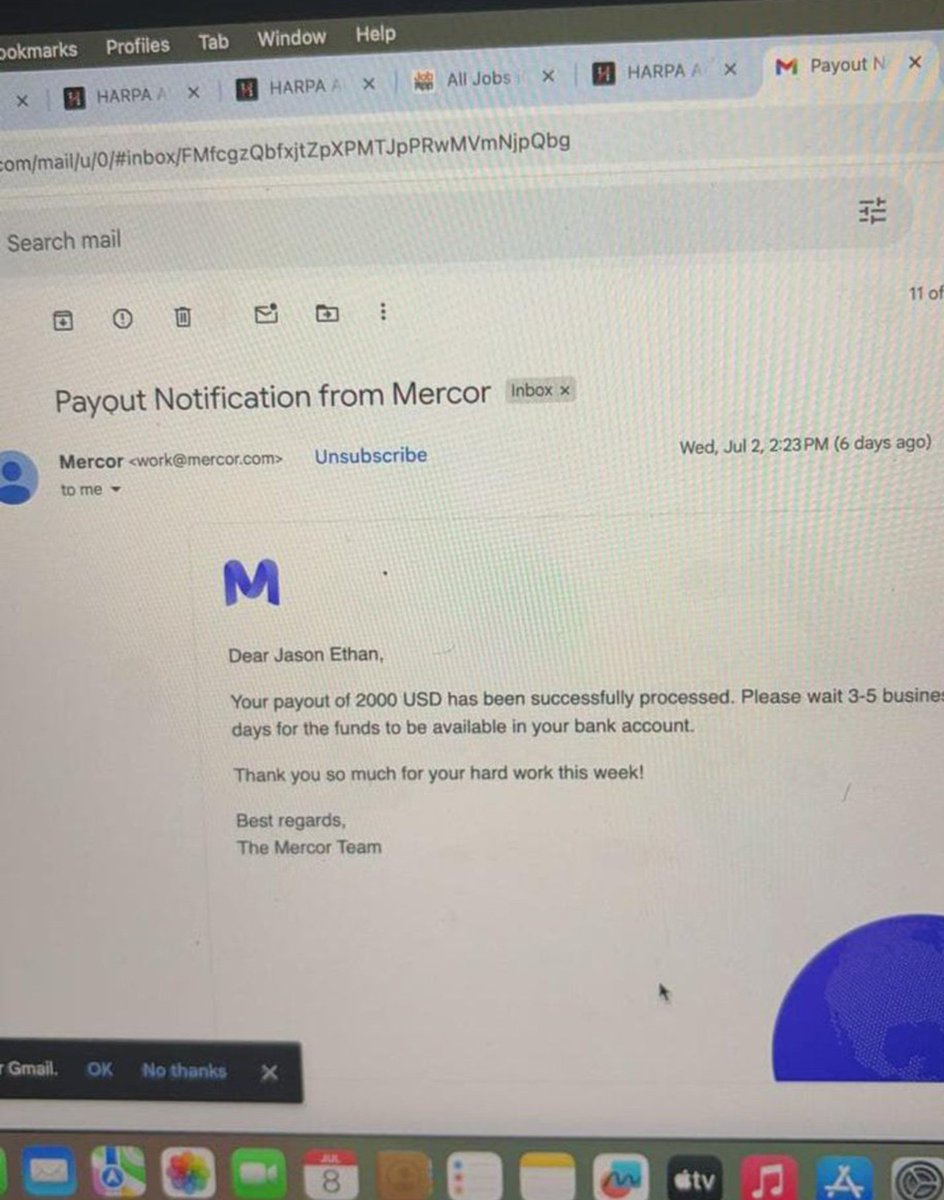 wangai_johnn's tweet photo. Mercor AI is the new money printing machine in town

Here’s the ULTIMATE guide on how To Do a Mercor Interview Like a Pro and start earning. —step-by-step.

Bookmark this. Apply smart. Get hired. 👇 https://t.co/2yaV923UNm