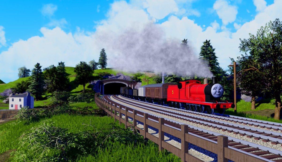 Isaiahoo923's tweet photo. Heres some recent set tests &amp; other things I've been experimenting on in studio!🧵

Original engine &amp; stock models by @pumplication &amp; @OHNEY_Creations from SudrianBloxian3D! Some buildings and set dressing by @SodorLocations!

Some modeling/rigging help provided by my friend Will https://t.co/Ptj2BgW9YG