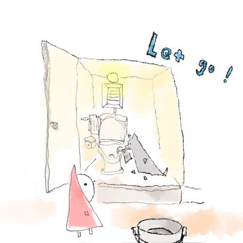 kutunoko1's tweet photo. 【悲報】狼さん、トイレを汚す🚽💥
[Sad News] The Big Bad Wolf messed up the bathroom...😭💦

⁠#赤ずきん #RedRidingHood #狼 #BigBadWolf #イラスト好きな人とつながりたい #illustration #cuteart #artistsOnX⁠ https://t.co/Hp0m4aPew2