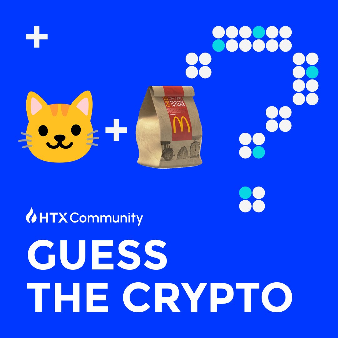 HTXCommunity's tweet photo. Guess the crypto 😺 🍟 https://t.co/fUVDPk7399