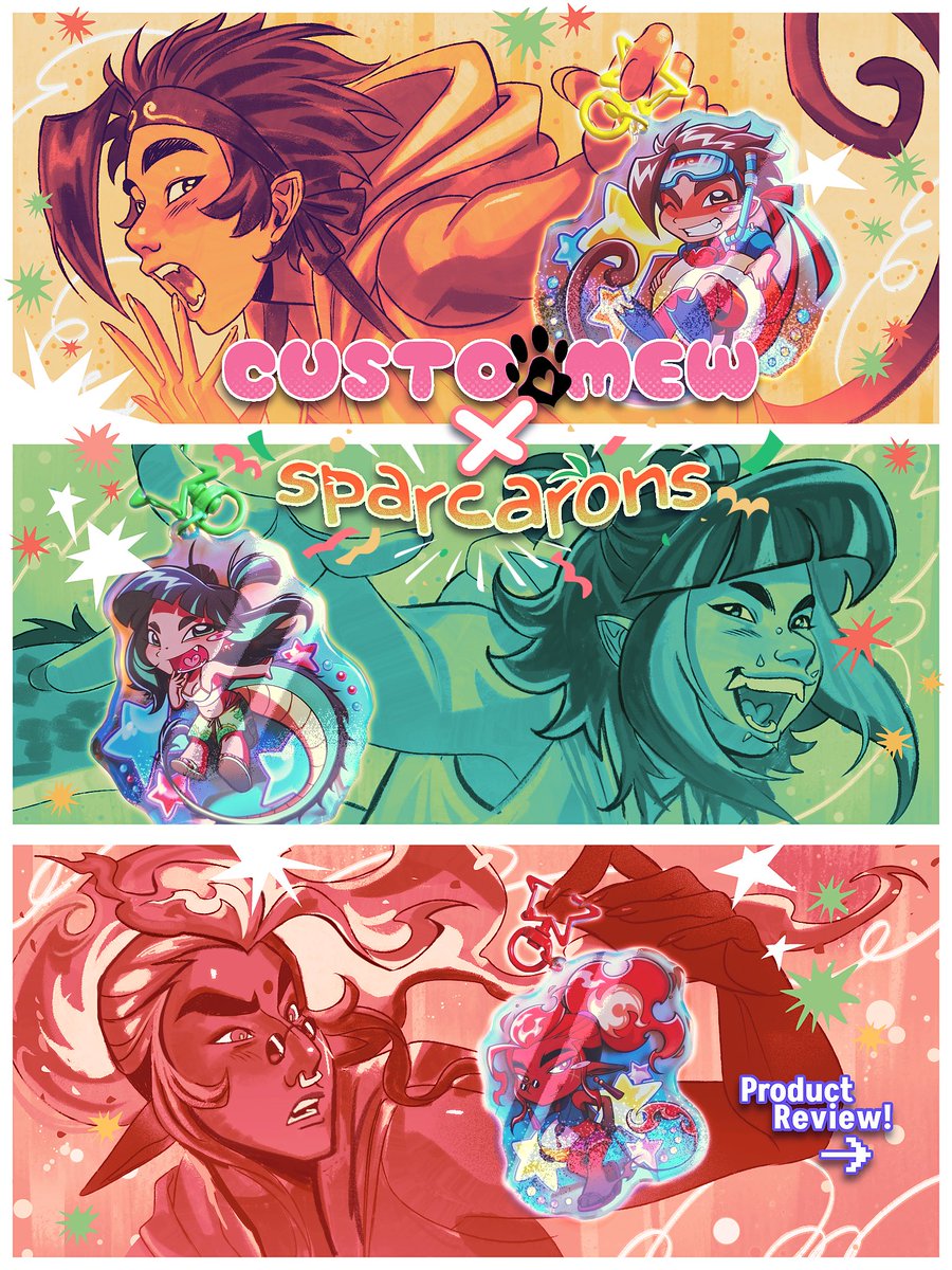 sparcarons's tweet photo. Thank you @Customew_collab for reaching out to me for this collab!!!! 🩷🩷🩷 everything turned out so good!!! ^^ https://t.co/w4lbFoUYbv