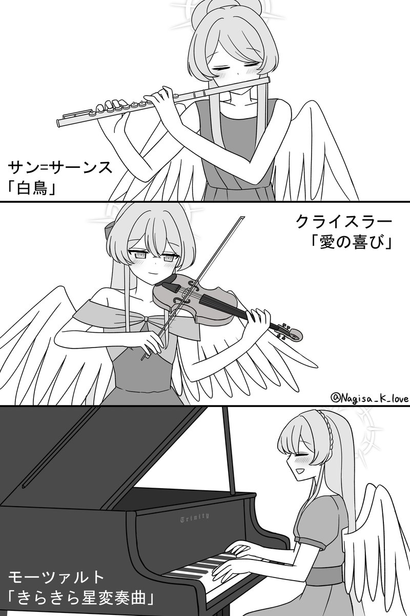 Nagisa_K_love's tweet photo. 今月は5枚描きました！
来月もたくさん描けますように✨

#今月描いた絵を晒そう https://t.co/996geiyHzg