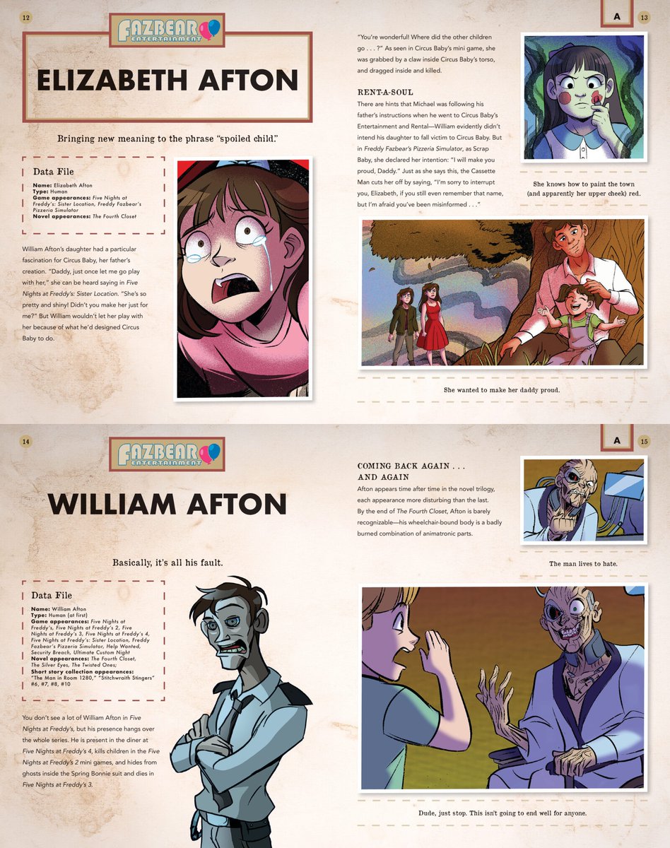 JonnyBlox's tweet photo. First preview for Five Nights at Freddy's Character Encyclopedia: Updated Edition, releasing on December 29, 2026!

Includes the official design of Arnold from Secret of the Mimic 👀

(Via: Shop Scholastic / TailiaCProd)
#fnaf #fivenightsatfreddys https://t.co/0XwQUycjIH