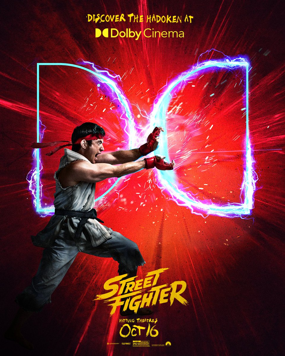 DolbyIn's tweet photo. The World Warrior Tournament is coming to #DolbyCinema. 👊 

Watch #StreetFighterMovie only in theatres from October 16!

📍@amb_cinemas (Kapali Mall, Bengaluru)
📍@CityPrideGroup (Kharadi, Pune)
📍@AlluCinemas (Kokapet, Hyderabad)
📍@LACinemaTrichy_ (Thiruverumbur, Trichy) https://t.co/XiIJUW7SeG
