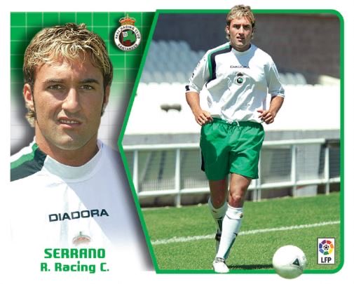 racingcromoacro's tweet photo. 🥳Hoy cumple 45 años Óscar Serrano ¡Felicidades!

💚🤍Defendió nuestra camiseta 7 temporadas, de la 2005-06 a la 2011-12, con 206 partidos oficiales: 177 en 1ª (13 goles), 6 en UEFA (1 gol) y 23 en Copa (2 goles)

👇🏼Su primer cromo

📗Los tienes todos en https://t.co/LNbWy2hChY https://t.co/sow1PxBKa2