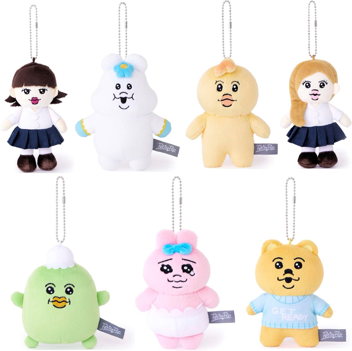 npochamu_goods's tweet photo. ＼新商品📣／

「#可哀想に！プチポップぬいぐるみマスコット」が登場！

#んぽちゃむ／#きみまろ／#おぱんちゅうさぎ／竹美／ゆうこ／脱帽カッパ／着衣グマの全7種がラインナップ💗

🗓11月21日

🔻ご予約はこちら #ad
Amazon：https://t.co/2f4DYlfTUG
楽天で探す：https://t.co/sTVmFIrjGL https://t.co/Z6nGkEj5FP