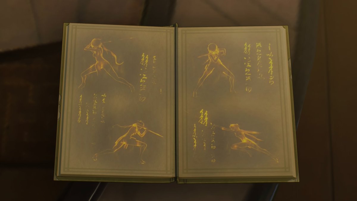 Nice4rr's tweet photo. FACT: Qingxiao returned the book to Rover because she couldnt read and comprehend the good moveset https://t.co/nDjyAQ6O6g
