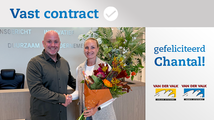 valksystemen's tweet photo. De ValkFamilie heeft er weer een vast lid bij, namelijk onze Purchaser 𝗖𝗵𝗮𝗻𝘁𝗮𝗹!
Van harte gefeliciteerd! 💐
#Vastcontract #ValkFamilie #ValkSystemen #ValkHortiSystems #ValkSolarSystems #ValkBuildingSystems #HR https://t.co/vrzjtSZhmy