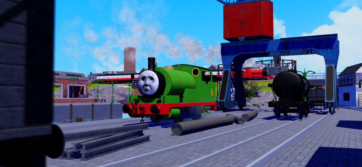 Isaiahoo923's tweet photo. Heres some recent set tests &amp; other things I've been experimenting on in studio!🧵

Original engine &amp; stock models by @pumplication &amp; @OHNEY_Creations from SudrianBloxian3D! Some buildings and set dressing by @SodorLocations!

Some modeling/rigging help provided by my friend Will https://t.co/Ptj2BgW9YG