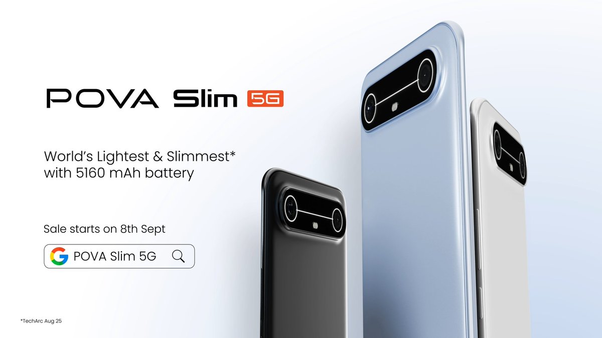 Pocketcat34's tweet photo. That's a Tecno Pova Slim 5G https://t.co/5WE2rvyouS