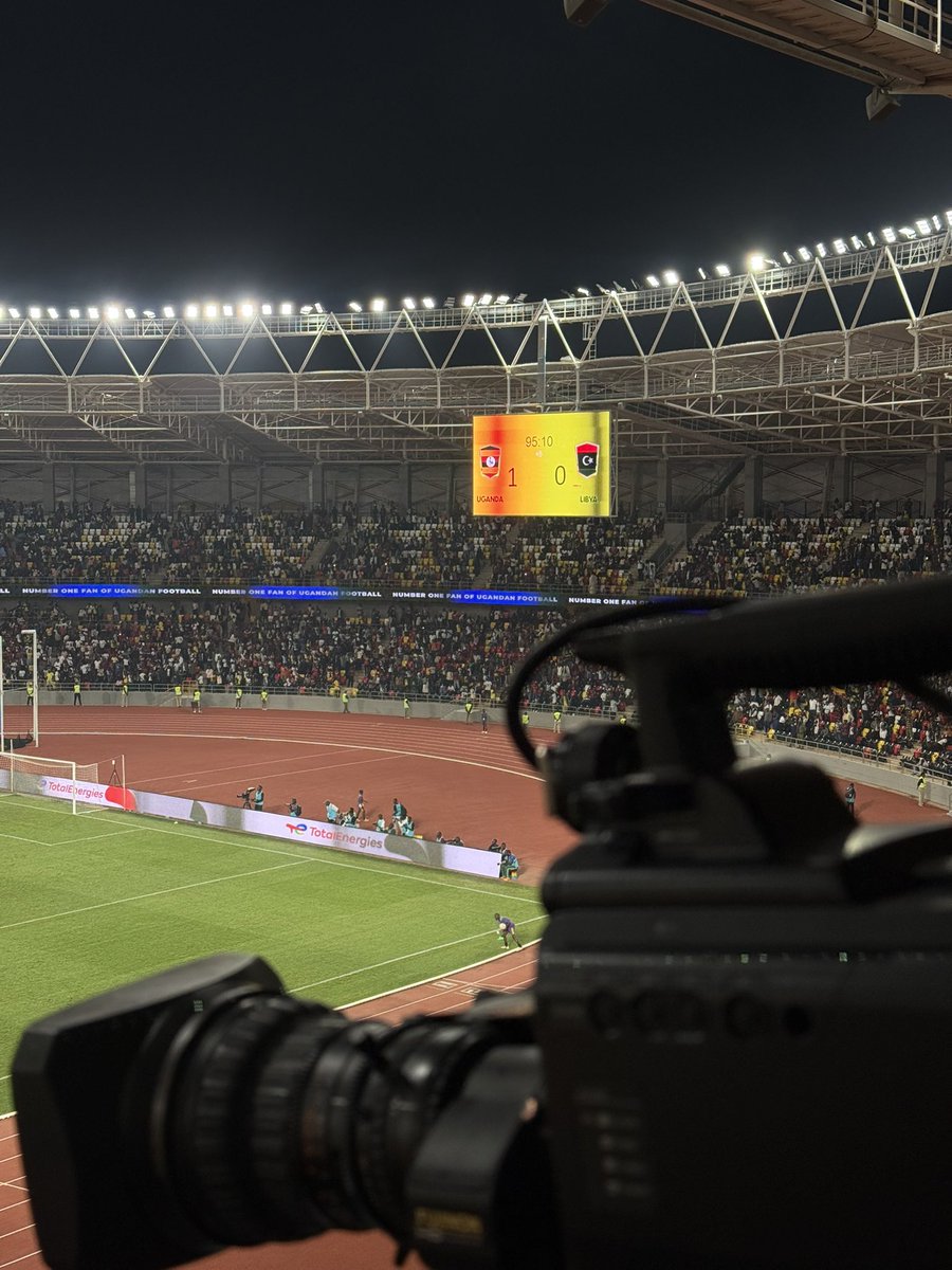 digographer's tweet photo. Being part of an AFCON qualifying match production between Uganda 🇺🇬 and Libya 🇱🇾 is more than just another match on the calendar, it is another important step in my journey as a Camera Operator.

#afconqualifiers #azamsports #camera1 #livebroadcast #cameraoperator https://t.co/TLBOR4aAtR
