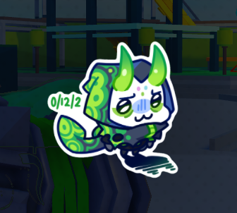 doppy_enjo's tweet photo. No way they made a Shuriken sticker just for me at Mastery  Level 20 https://t.co/UKIjbA5luM