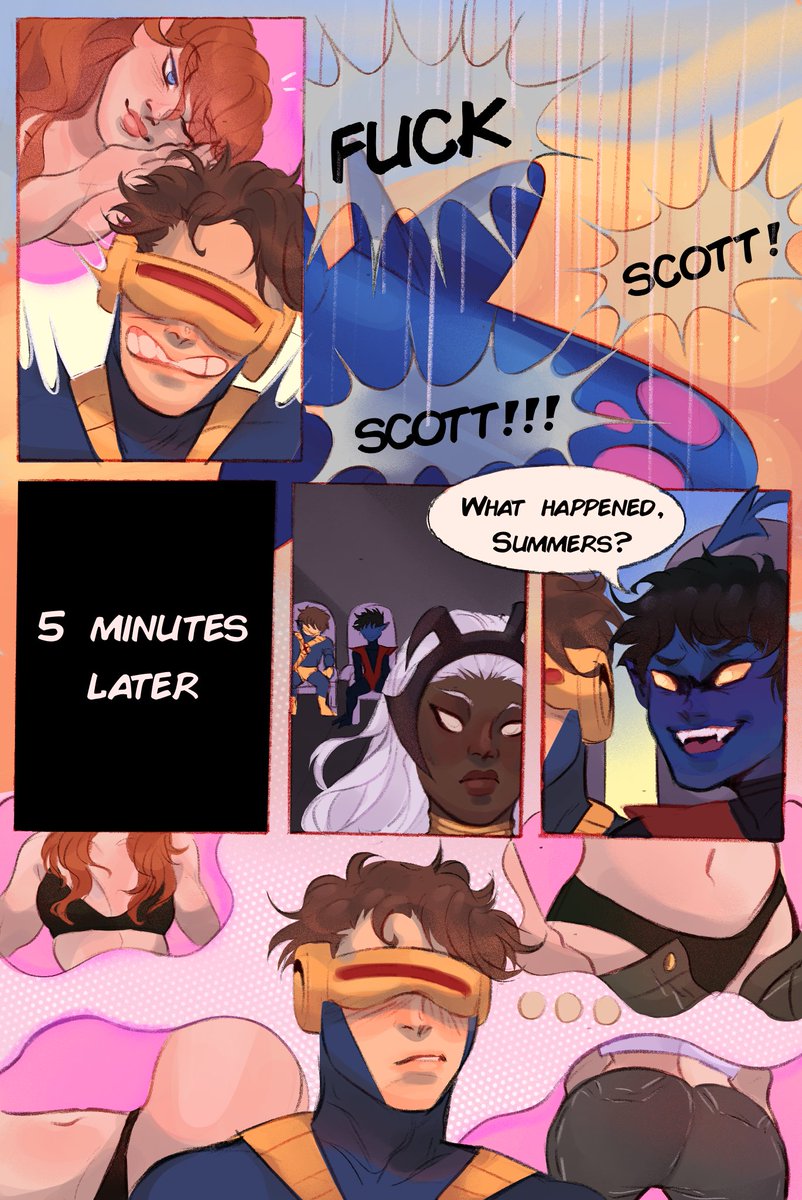EroEliart's tweet photo. #JeanGrey x #ScottSummers telepathy call sex COMM 👁️ for: @/Atigerinnowhere https://t.co/sbsoKWawsI