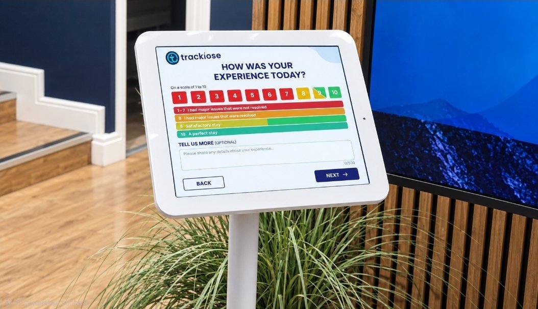 walestrategy's tweet photo. Peep our Trackiose Kiosk Feedback Terminal App --> Thank you @trackiose
Best team one could ever asked for! 

We're no longer waiting for businesses to ask for customer experience data. We're going out to get it.

See What started as a vision to help businesses >> https://t.co/dDVOGX8x6u