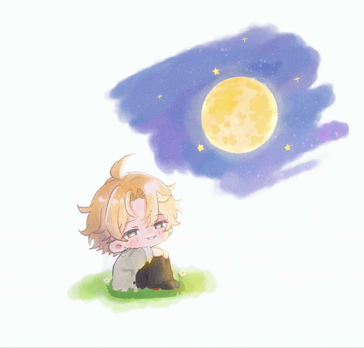 _kA3d3_'s tweet photo. 月が綺麗ですね🌙៹⟡.·

#神あーと https://t.co/L5tlPwT2eh
