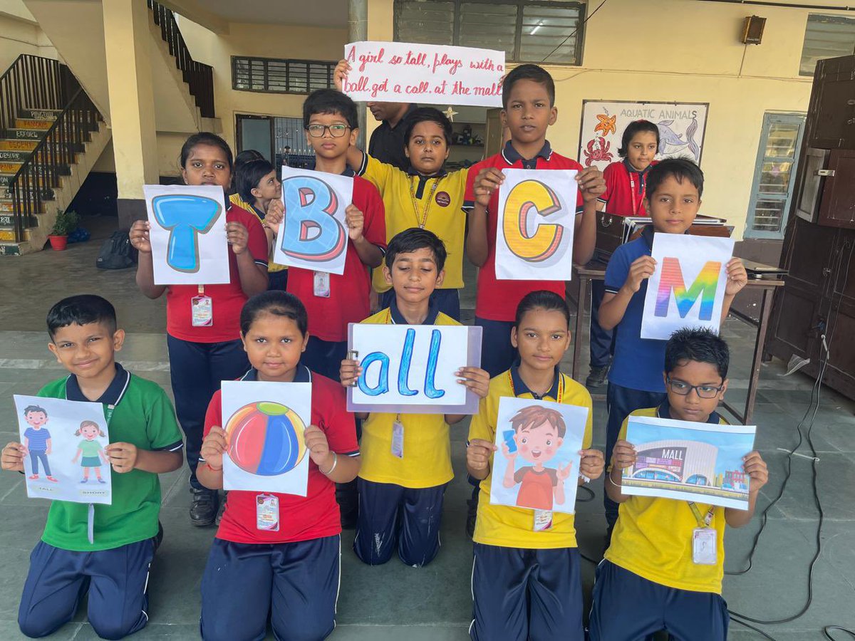 kv2colabamumbai's tweet photo. Read, Learn & Have Fun! 📚✨
Joyful, play-based reading activities make foundational literacy engaging—building phonics, vocabulary, comprehension and confident young readers. 🌈👧👦 #FoundationalLiteracy #FLN #NIPUNBharat #ReadingForFun #KVS
@KVS_HQ @KvsMumbai https://t.co/ECaV3PfUWx